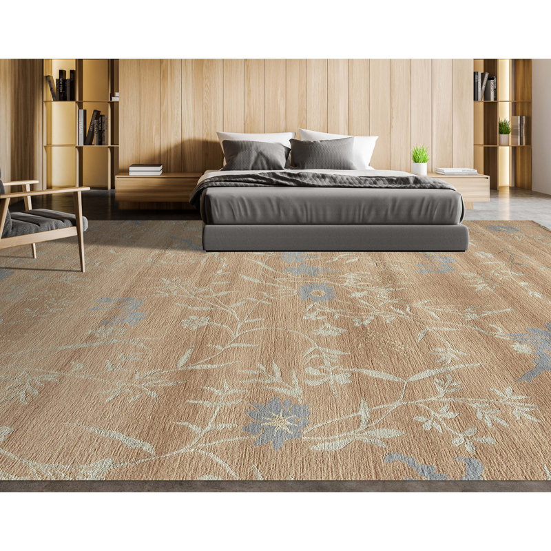 Floral Area Rug, Rectangle 12' x 16'