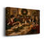 " Multi Generational Family Dinner Candlelit Room Christmas " Painting-62764346