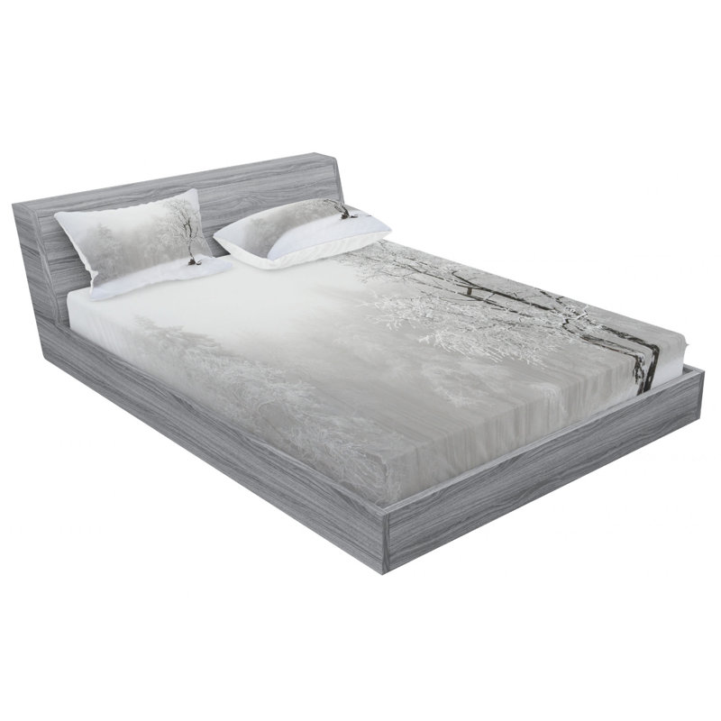 Microfiber Sheet Set, Queen Sheet Set + Fitted Sheet + 2 Pillowcases