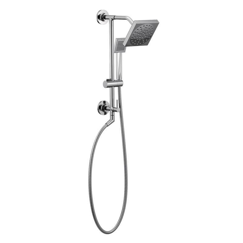 90 Degree Shower Head with Immersion, Chrome