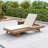 Outdoor Lounge Chaise with soft cushion and side storage space-712294184