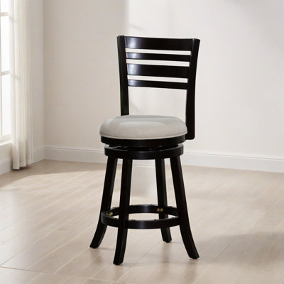 Tabouret de bar pivotant à hauteur de comptoir 24,02 po (ensemble de 1)