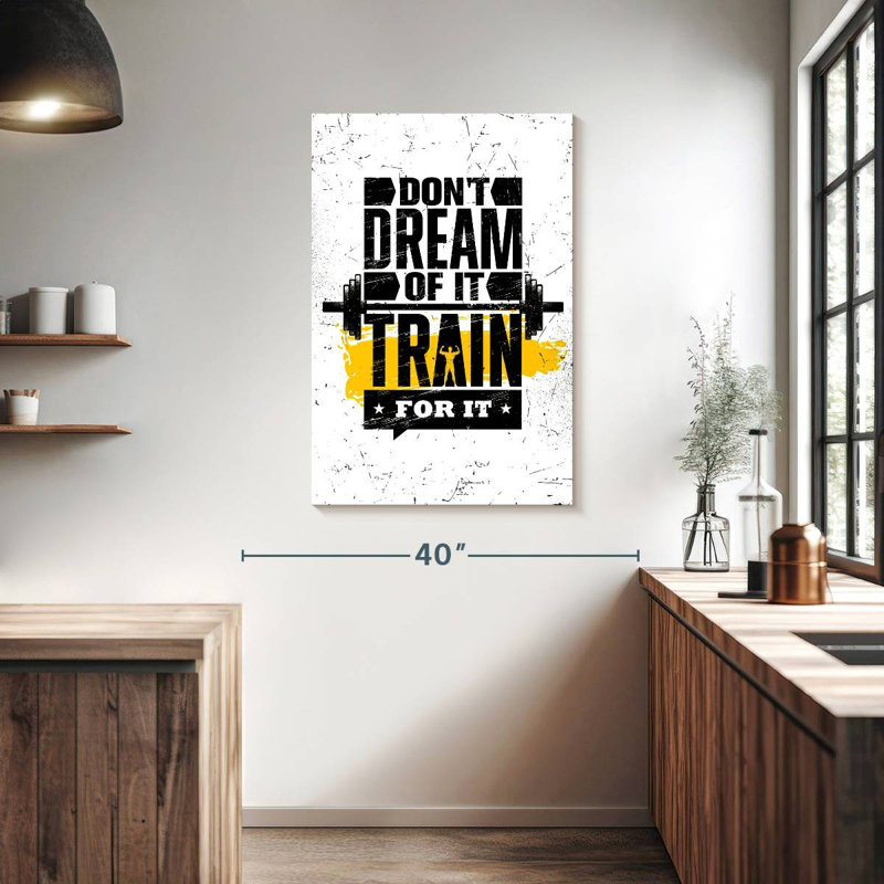 Kema Gym Motivational, 39" H x 26" W