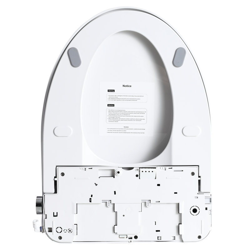Portable Bidet Toilet Seat With Auto Open/Close, Digital Display, And Rear Wash Mode For Bathroom