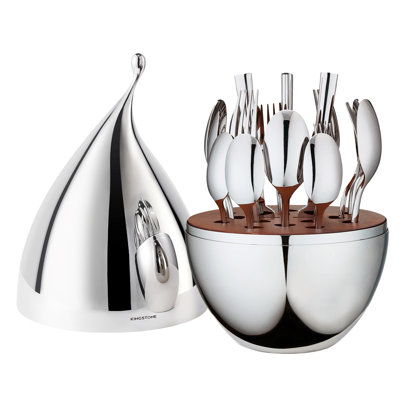 Silverware Set With Storage Organizer, Luxury 20 Piece Flatware Set for 4