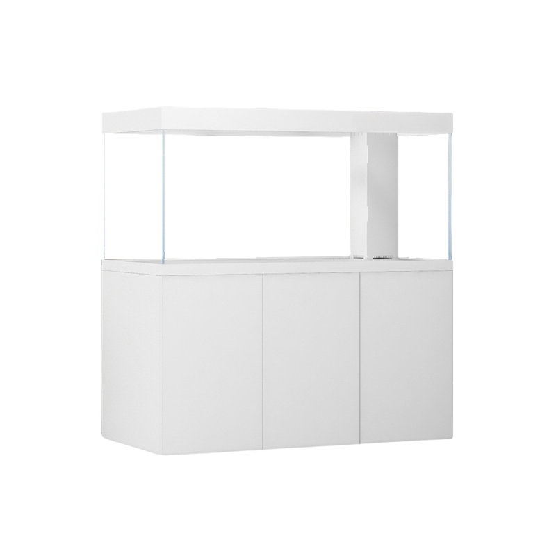 Réservoir d'aquarium blanc sur pied, 95 gallons (H 61 po x l 59 po x P 15,7 po)