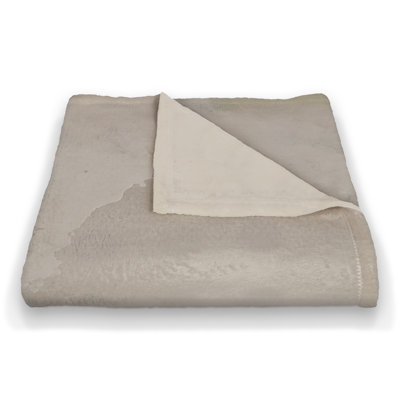 Moody Rust Abstract Riverscape Throw Blanket