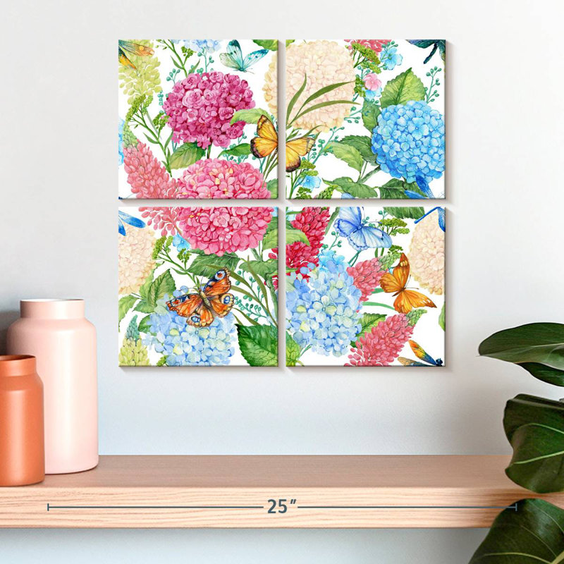 Harnek Floral Spring Garden, 18" H x 18" W