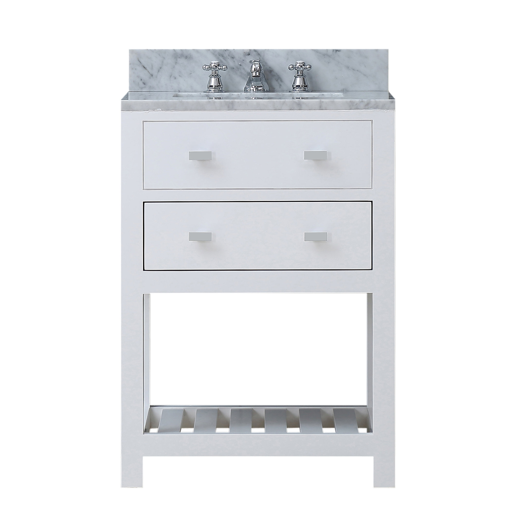 Cronin 24'' Single Bathroom Vanity, Pure White