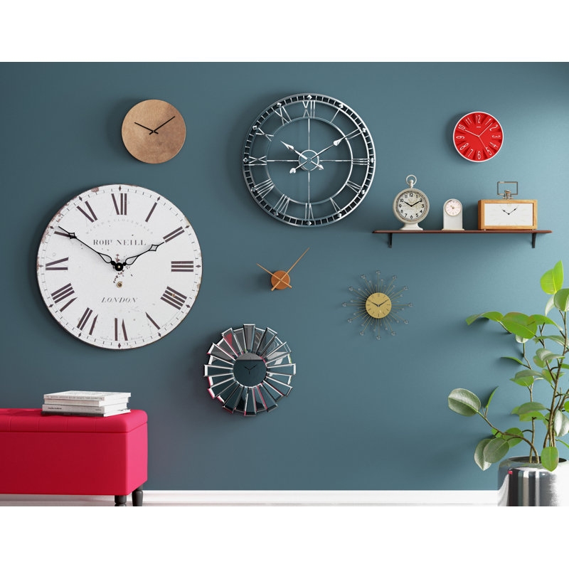 Barrientez Classic Wall Clock, Copper