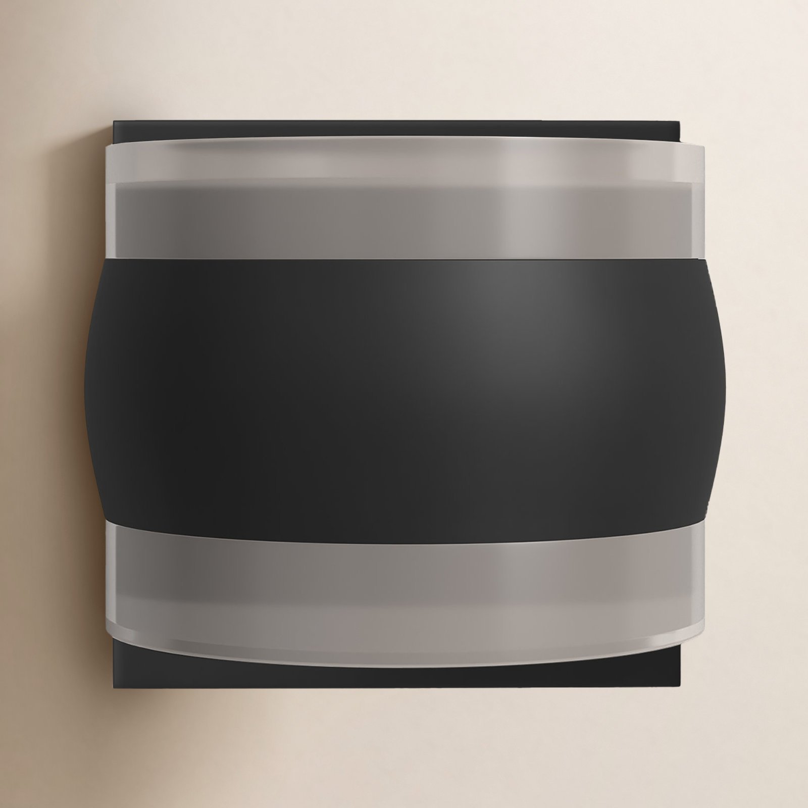 Single Light Cylinder Outdoor Aluminium LED Wall Light
