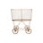 Metal Rolling Laundry Cart with Rack-599348548