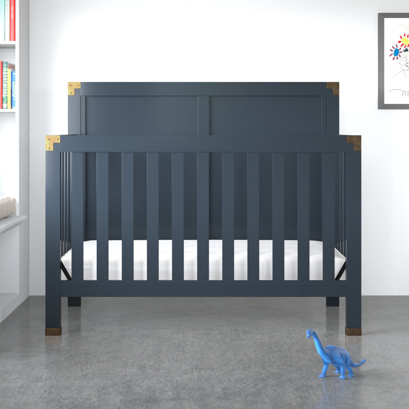 Lit de bébé convertible 5-en-1 Hubble, Bleu graphite
