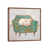 Toile classique avec cadre brun est en rupture de stock