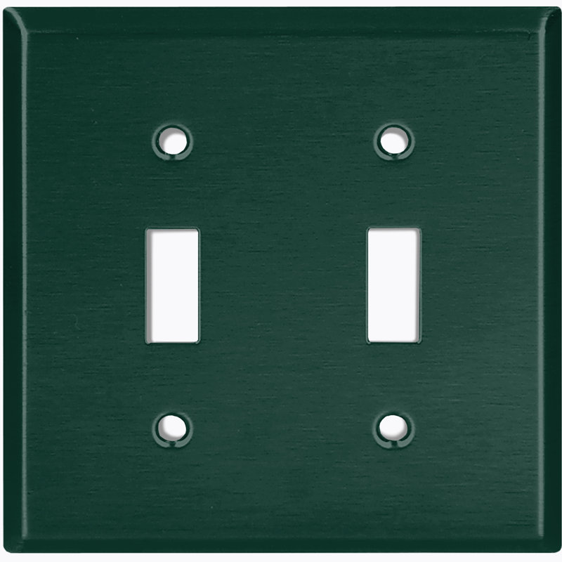 No Subject 2 - Gang Toggle Light Switch Standard Wall Plate