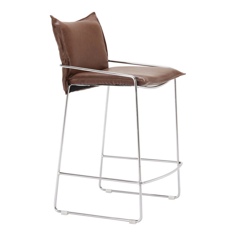 Tabouret de comptoir Pola - brun