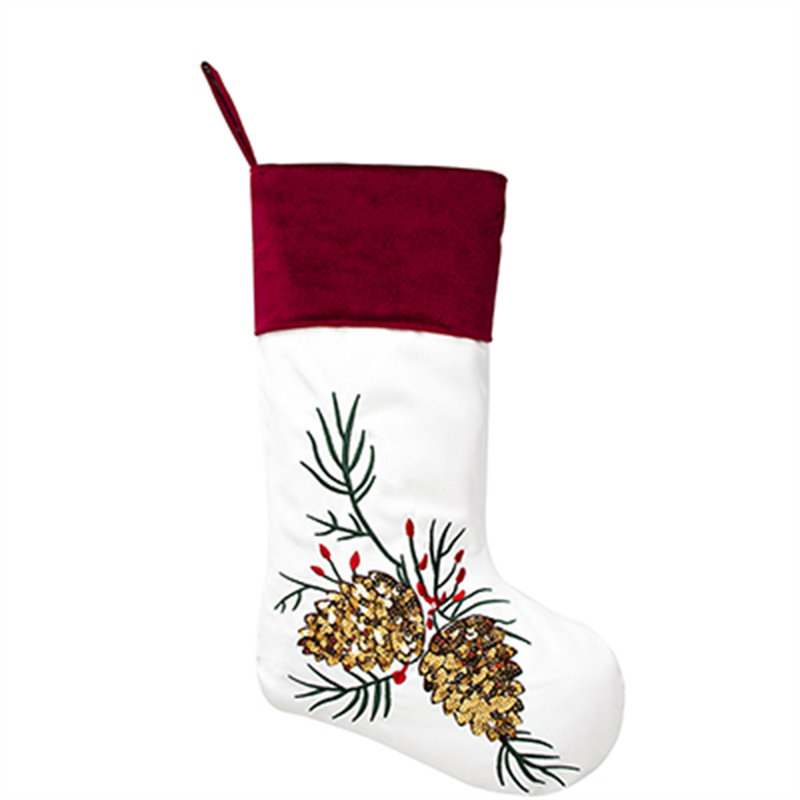 Personnalisation personnalisée avec bas de Noël et script personnalisé, Oui