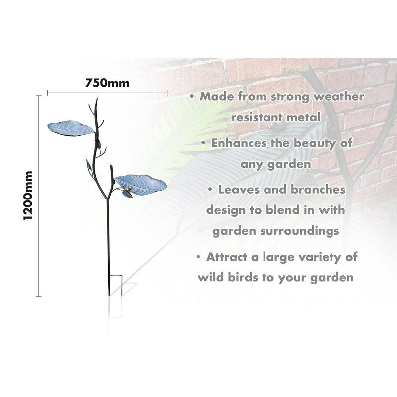 Tuveson Free Style Bird Bath and Feeder Stand 