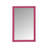 Varsha Rectangle  Glossy Hot Pink Mirror-1445506126