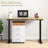 White Office Storage Cabinet - 3 Drawers, Removable Tray, Saves Room In Drawer Furniture White, Enhances Space And Capacity-1761401710
