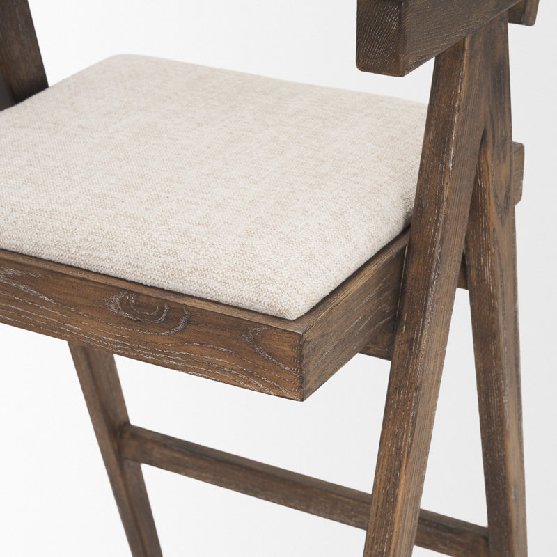 Indie Medium Brown w/ Cane Counter Stool, Counter Stool (26.46" Seat Height)
