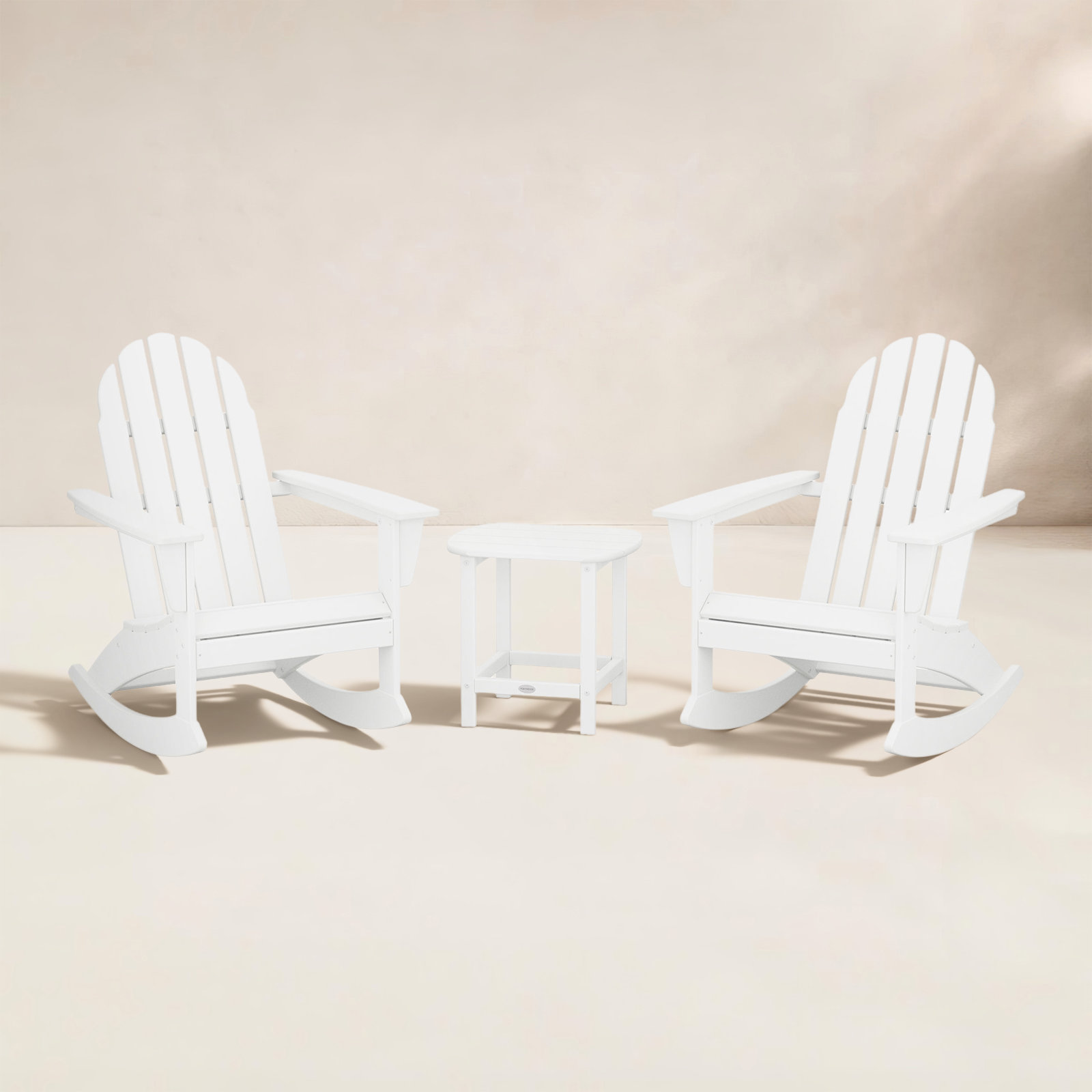 POLYWOOD® Vineyard 2-Person Patio Seating Group, White