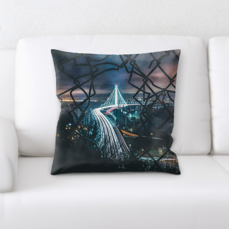 Coussin décoratif en maille