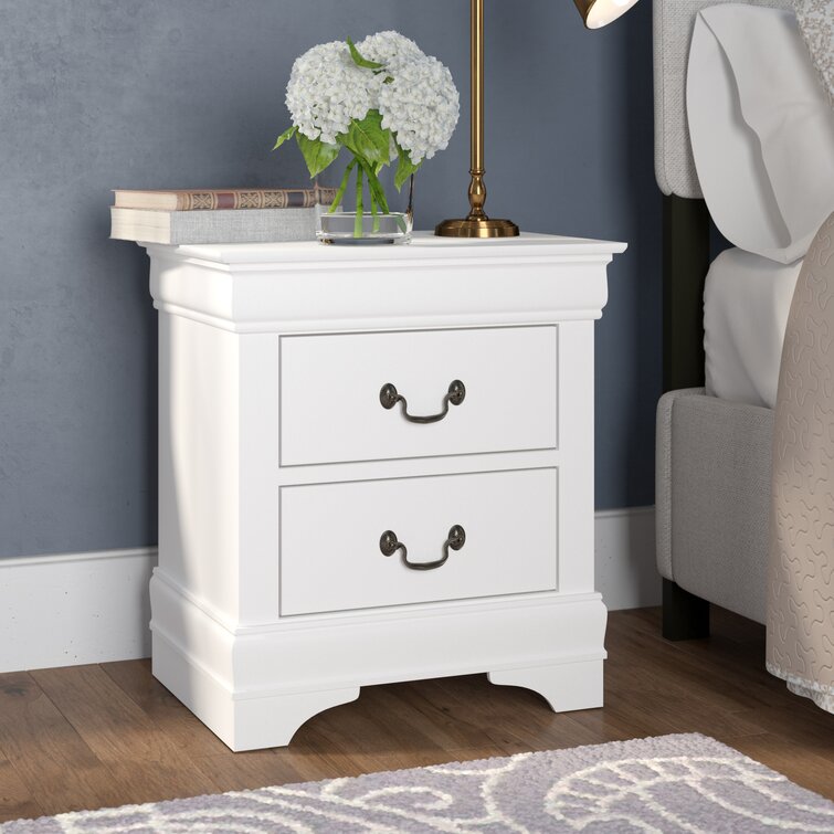 Waynesburg 2 - Drawer Solid Wood Nightstand