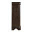 Commode haute Lynda, 4 tiroirs, bois d'acacia massif noyer brun