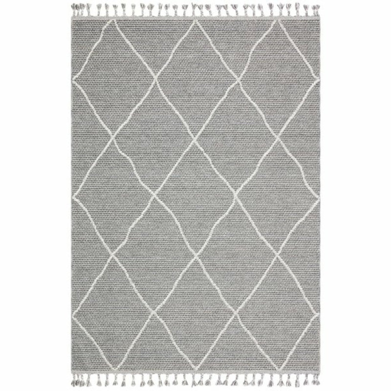 Stylish Hall Carpet, Grey, 31.5 x 118.1 inches | Machine Woven, 45% Polypropylene / 55% Polyester, 2000 g/m² | 0.4 in Pile Height, Flat Weave | Easy to Clean with Vacuum & Spot Remover, Perfect for Entryways & Living Rooms