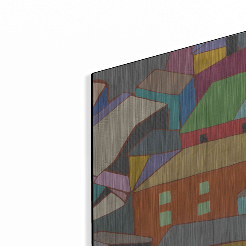 «Rooftops In Color III» par Nikki Galapon, H 16 po x l 12 po