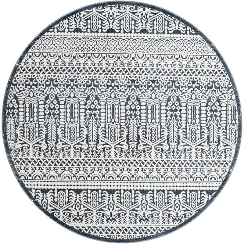 Onyxx Floral Indoor Rug, Round 7'10"