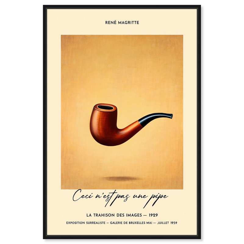 Deceptive Pipe Canvas Art Collector Poster by Art Remedy, Black Floater Framed, 16" H x 11" W