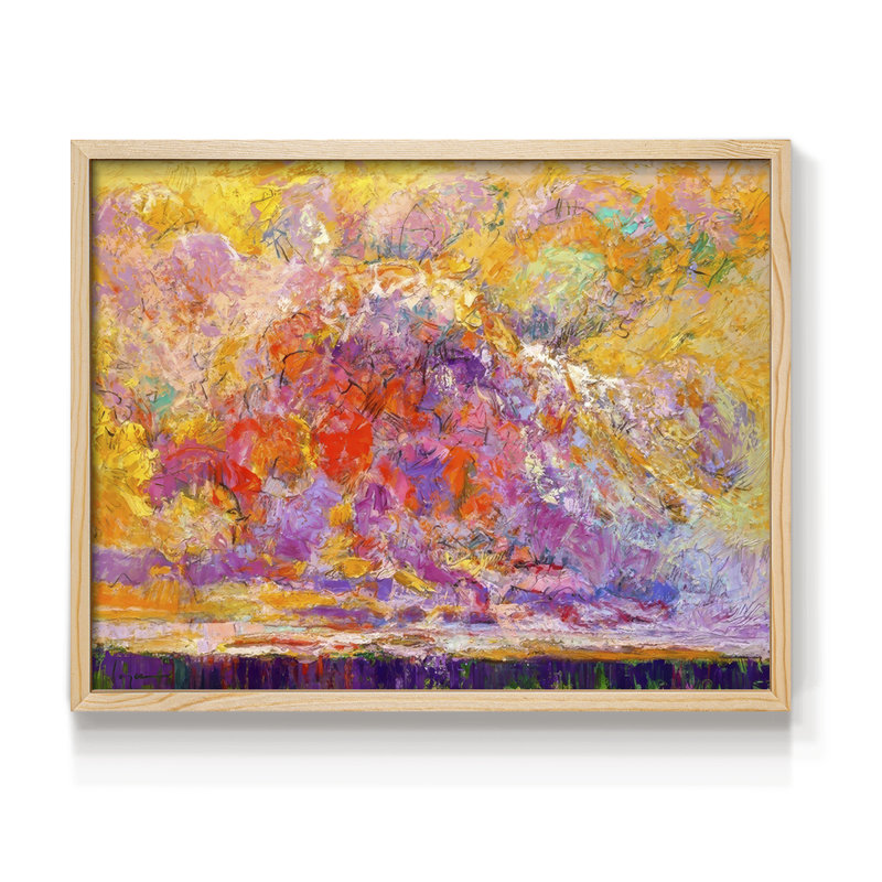 Splendid -Framed Print - Restickable, Natural, 11" H x 14" W