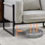 Khrishna 1 Seater Faux Leather Sofa-2037567623
