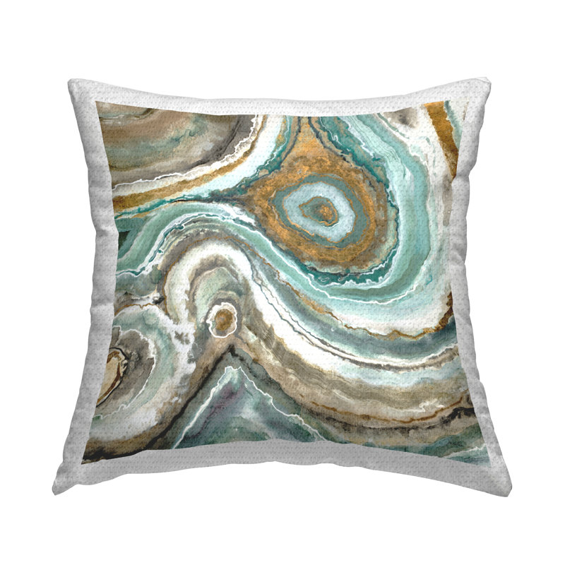 Abstract Outdoor Throw Pillow