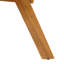 Ensemble de 2 chaises de patio en bois d'acacia massif, chaises d'appoint d'extérieur en teck avec coussins beiges lavables pour le jardin, la cour et la piscine