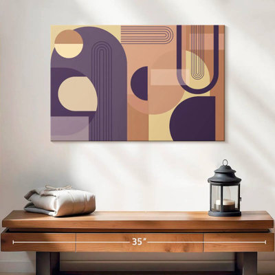 Avery - Arches abstraites - mauve