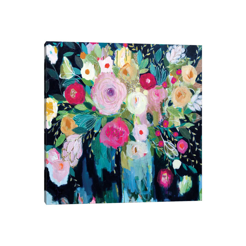 Follow The Roses by Carrie Schmitt - Wrapped Canvas Gallery-Wrapped Canvas Giclée, 30.48 cm H x 30.48 cm W