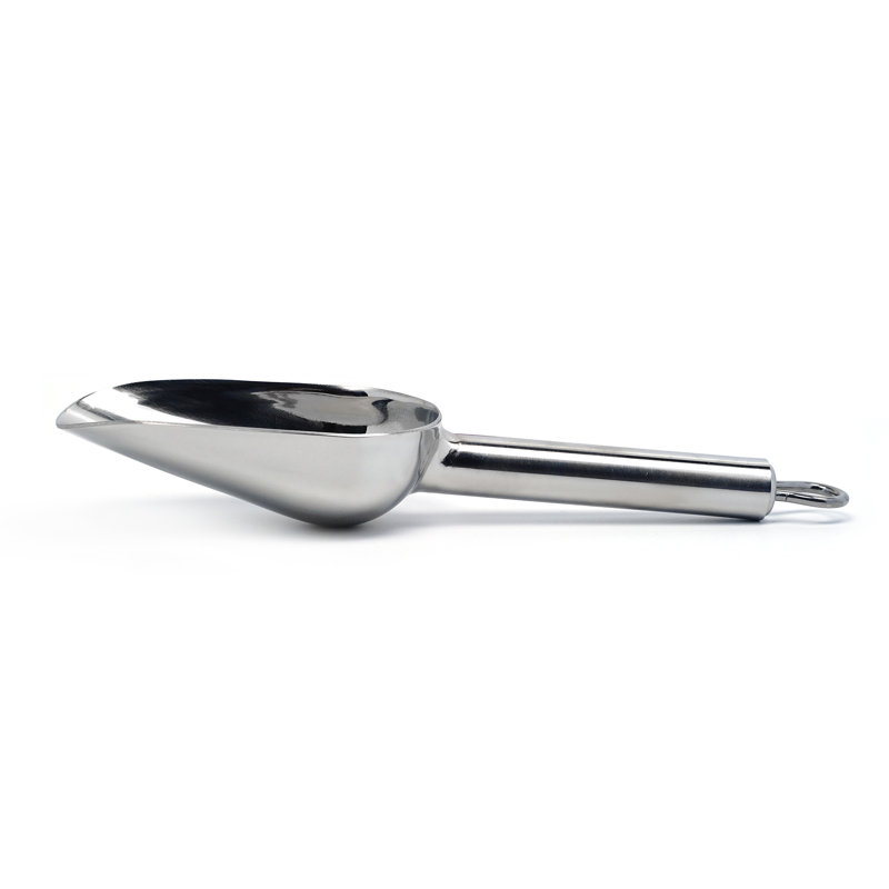 RSVP International Stainless Steel Measuring Scoop, 9"