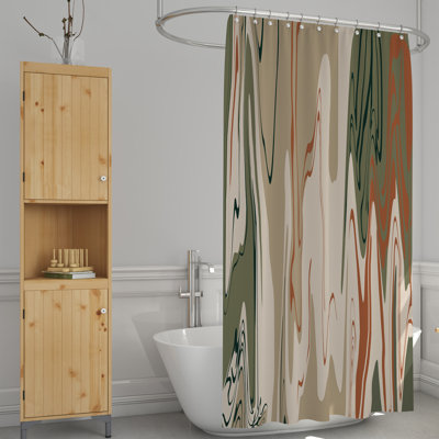Abstract Shower Curtain