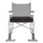 Coussin de siège en mousse à mémoire de forme de 3 po et couches de gel - support confortable en fauteuil roulant, bureau, chaise de bureau