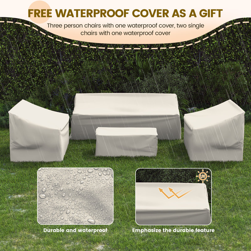 2-Person Footstools, Black FrameGray Base