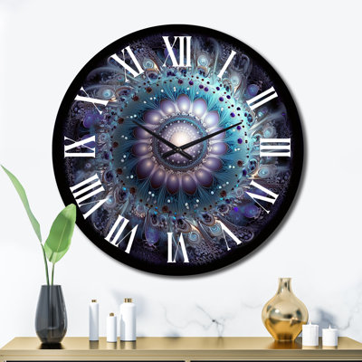 Horloge murale céleste céleste en métal mystérieux