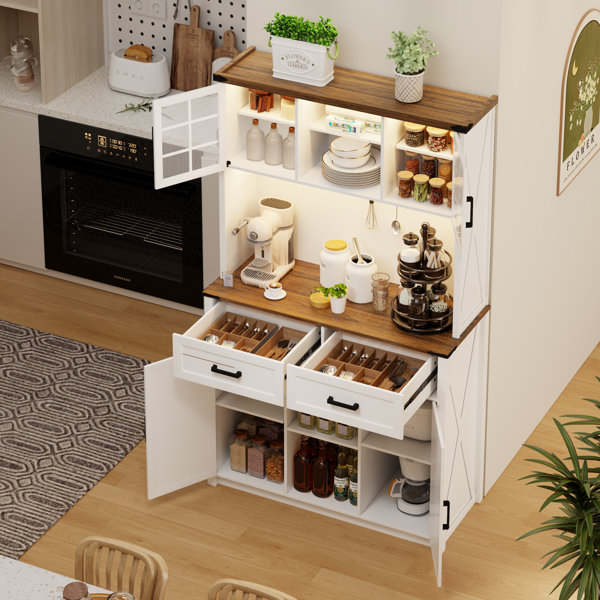 Gracie Oaks Crenwick Baker's Rack & Reviews | Wayfair