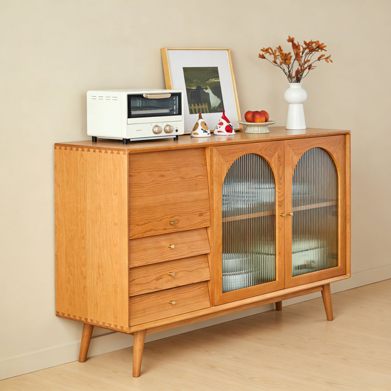 Buffet de rangement simple et multifonctionnel, H 37,41 po x l 55,11 po x P 15,74 po
