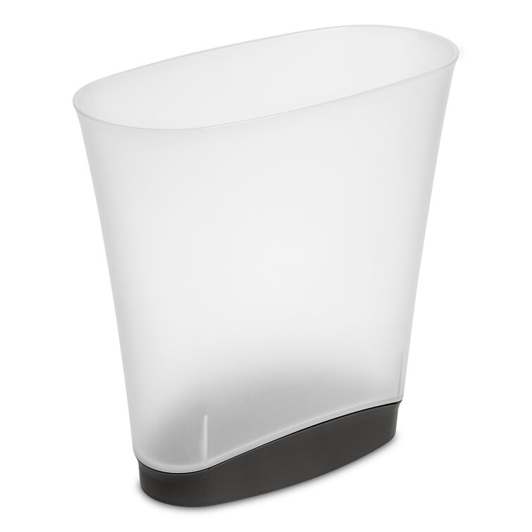 Sterilite 2.5 Gal. Wastebasket Plastic, White 