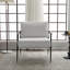 Chaise de salon rembourrée en chenille-1439522768