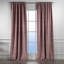 Rideau simple extra long et extra large en velours mat luxueux-71630121-71630038