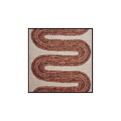 Machine Washable Brown Area Rug